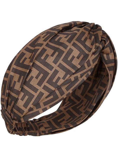 womens fendi headband|fendi motif headband.